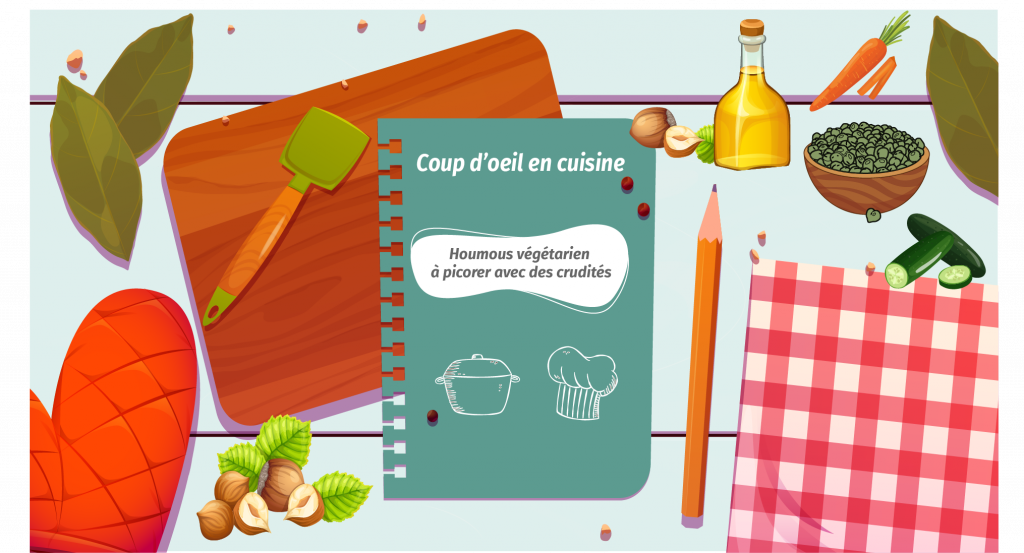 Visuel recette houmous